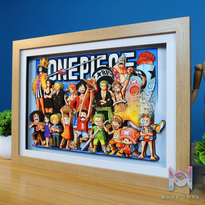 KALA HOME Studio – One Piece Multiple Characters #02 3D Decorative Painting One Piece