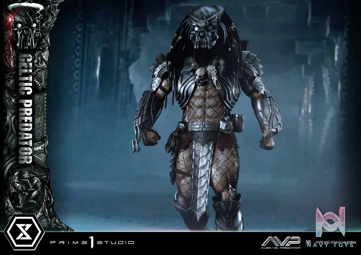 Prime 1 Studio Museum Masterline Alien vs. Predator Celtic Predator MMPR-05 MMPR-05S