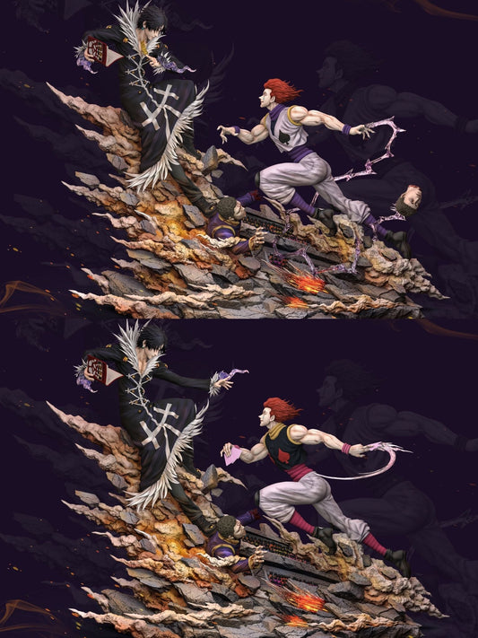 Chrollo Lucifer VS Hisoka - Hunter x Hunter - Hunter Fan Studio resin statue Hunter Fan Studio anime figure