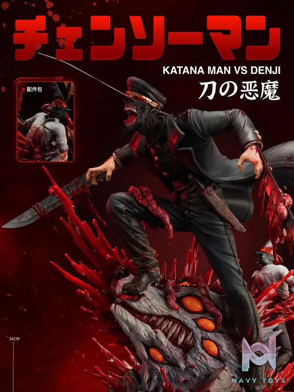 Katana Man vs Denji - Chainsaw Man - Zaohua Studio resin statue ZoaHua Studio anime figure