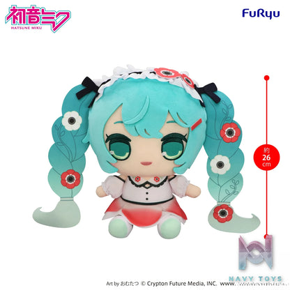 FURYU – Hatsune Miku KYURUMARU Big Plush Toy Anemone (Licensed)