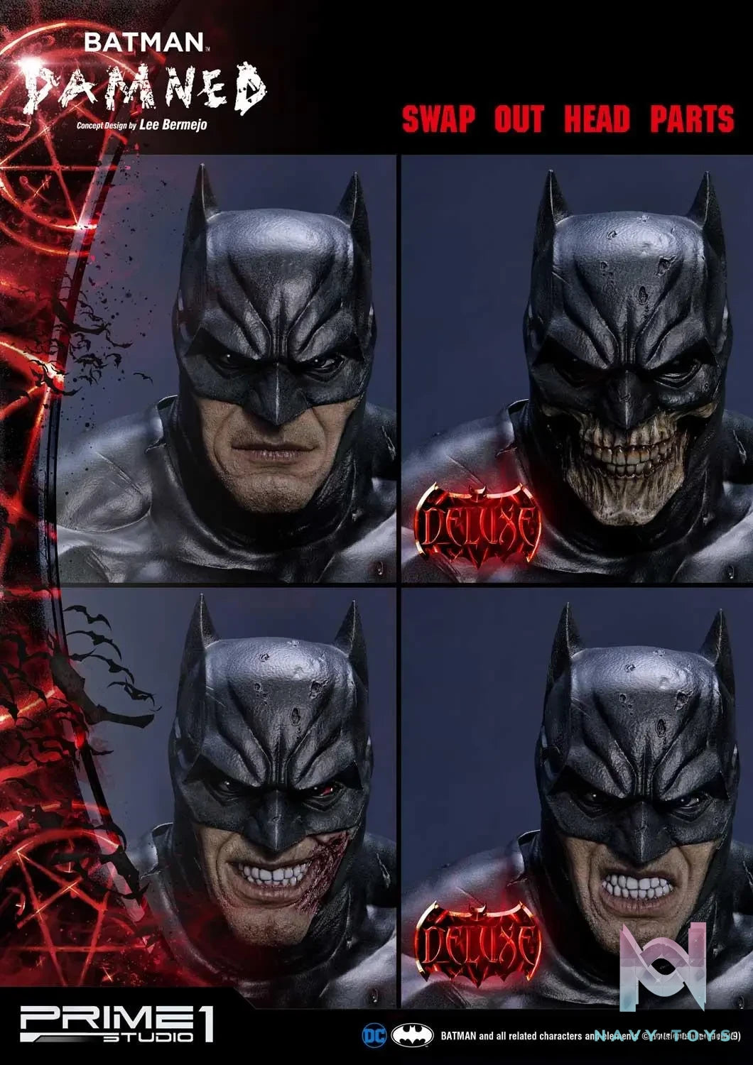 Prime 1 Studio – Museum Masterline Batman (Comics) Batman Damned (Concept Design by Lee Bermejo) MMDC-39 MMDC-39DX MMDC-39DXS (Licensed)