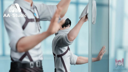 AA Studio – Levi Ackerman X Erwin Smith Window Wiping Attack on Titan