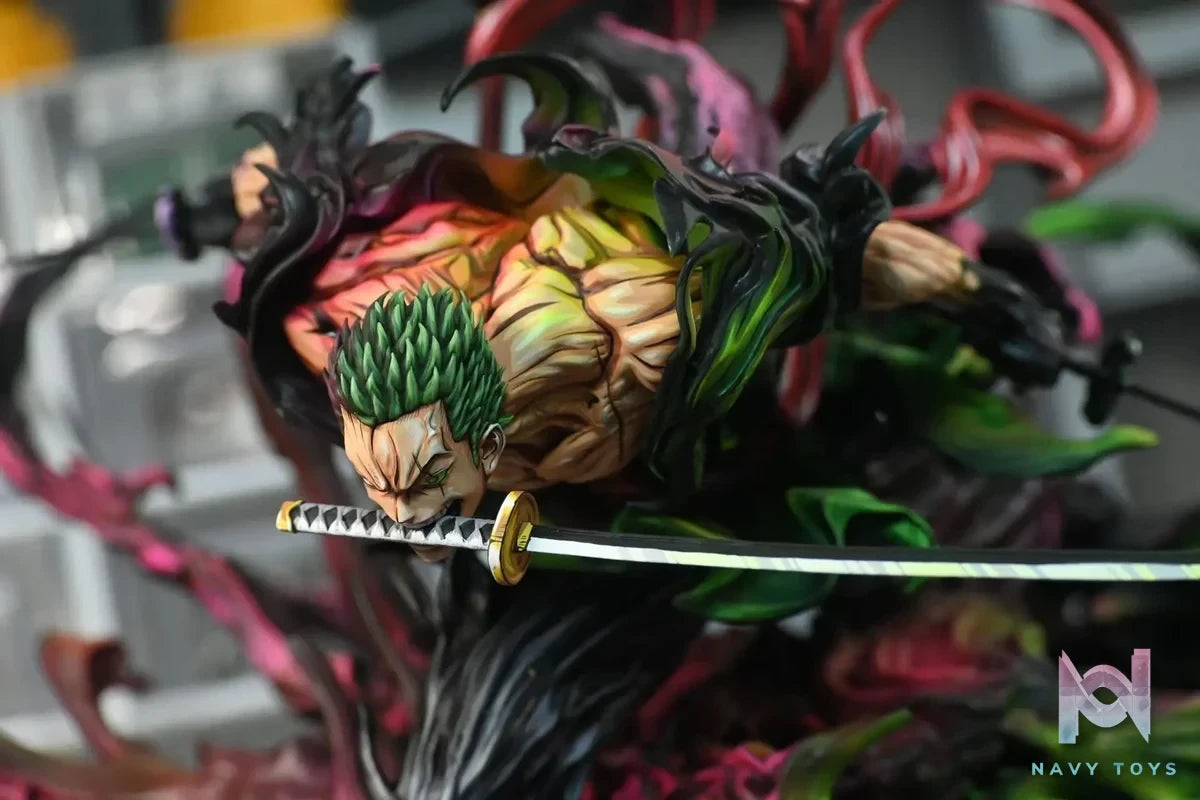 TK Studio - One Piece Sprint Roronoa Zoro resin statue Navy Toys anime figure
