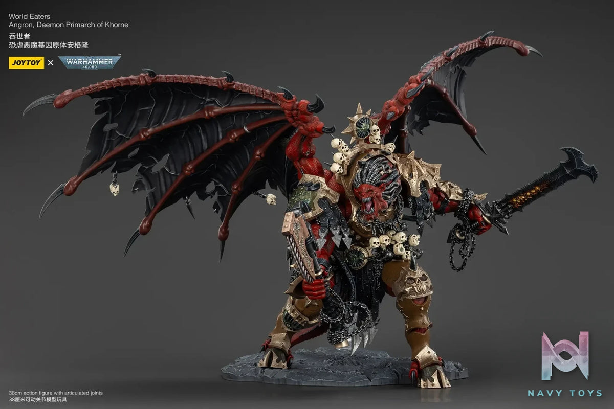 JOYTOY – World Eaters Angron Daemon Primarch of Khorne JT01178 (Licensed)