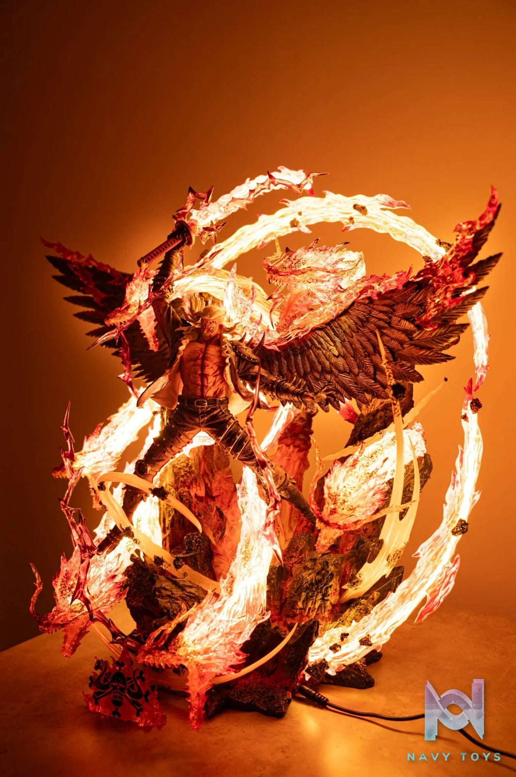 King the Conflagration - One Piece resin statue More Fun x Monkey D Studio anime figure
