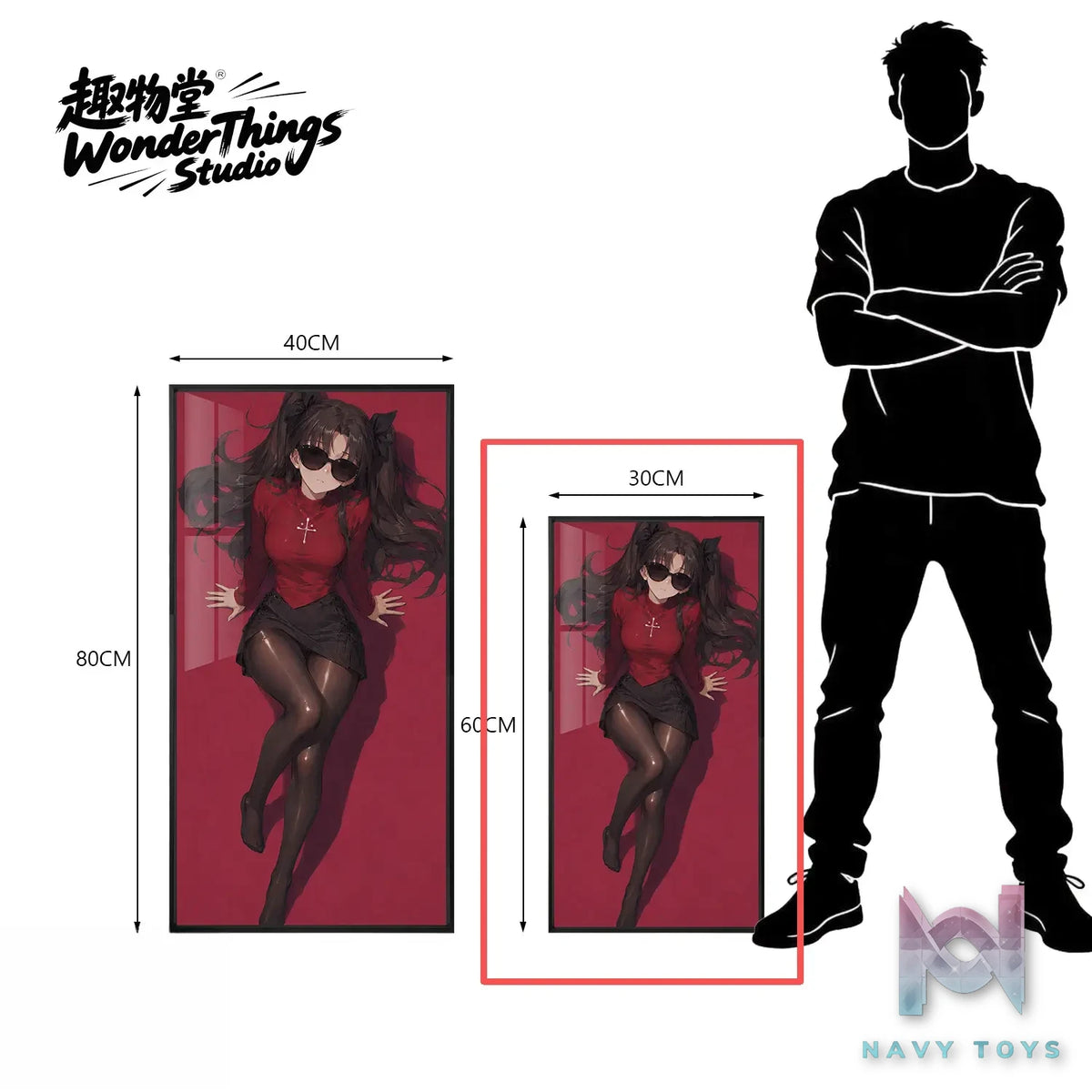 Wonder Things Studio – Rin Tohsaka Background Wall Decorative Painting Fate/stay night