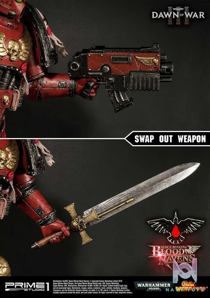 Prime 1 Studio – Premium Masterline Warhammer 40,000: Dawn of War III Space Marine Blood Ravens PMWH40K-02 PMWH40K-02DX (Licensed)