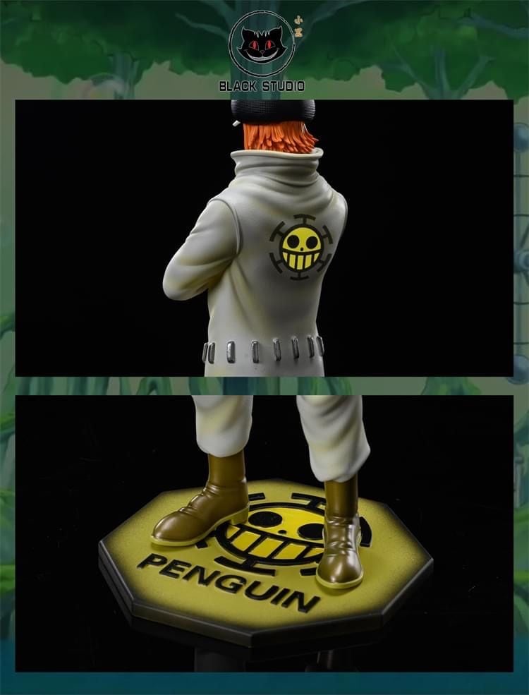 Syachi & Penguin resin statue Black Studio anime figure