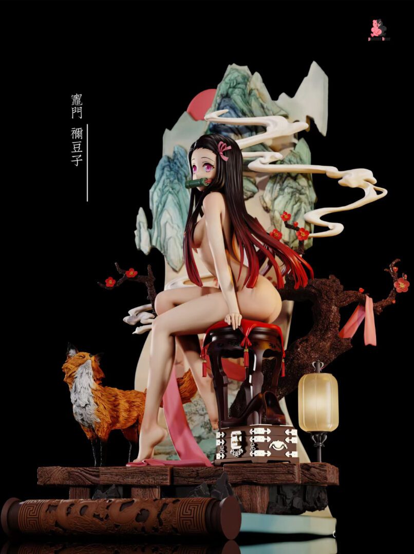 Nezuko - Pointer Bear resin statue pointer bear studio anime figure