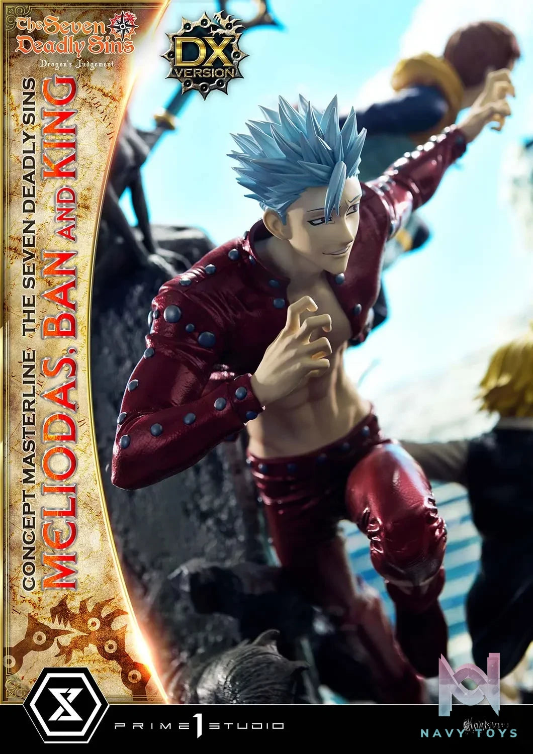 Prime 1 Studio – Concept Masterline The Seven Deadly Sins Meliodas, Ban and King CMNTZ-01 CMNTZ-01DXS (Licensed)