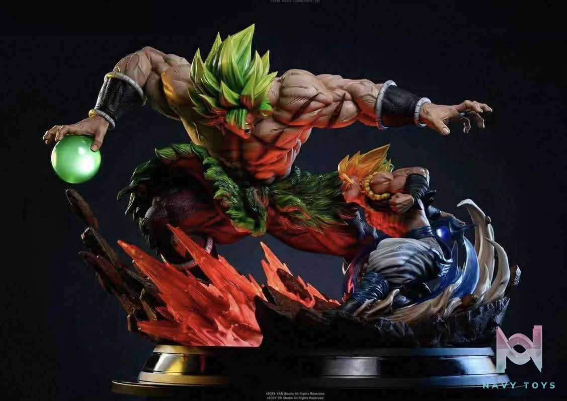 Broly vs Gogeta - Dragon Bal - YYGK Studio ( Sale 50% ) resin statue Navy Toys anime figure
