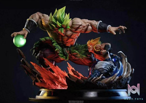 Broly vs Gogeta - Dragon Bal - YYGK Studio ( Sale 50% ) resin statue Navy Toys anime figure