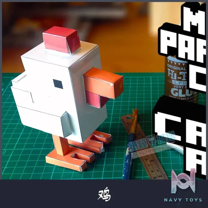 Qian Zhi Lu Studio – Minecraft series 3D Paper Model DIY