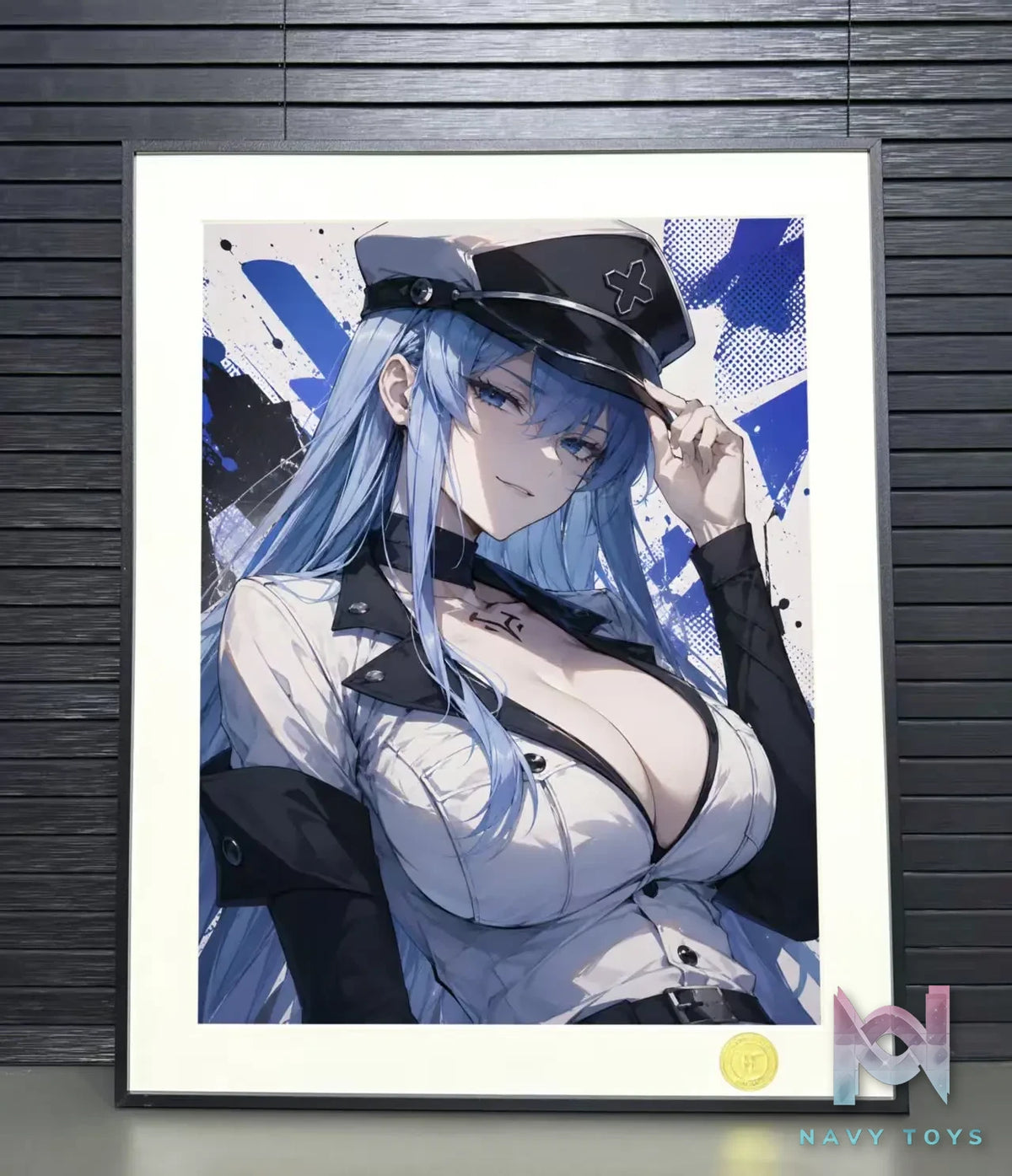 H-TWO Studio – Esdeath Anime Decorative Painting Akame Ga Kill