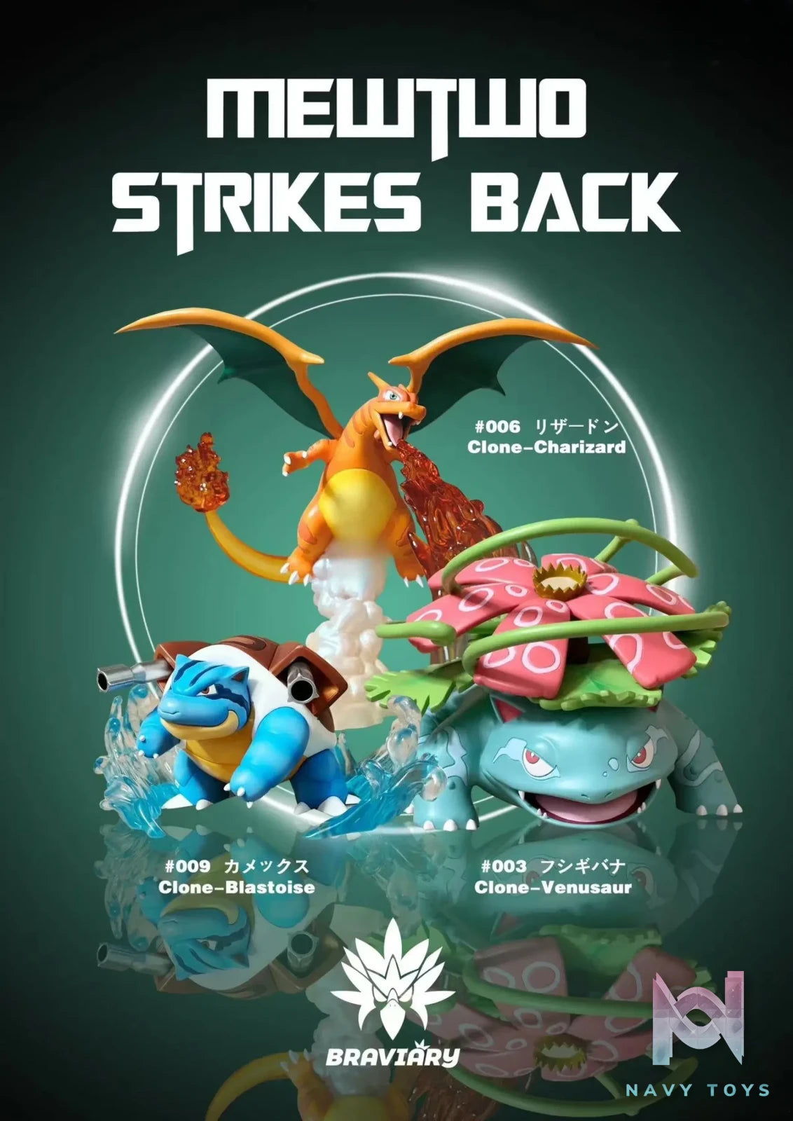 Braviary Studio – Pokémon Blastoise & Charizard