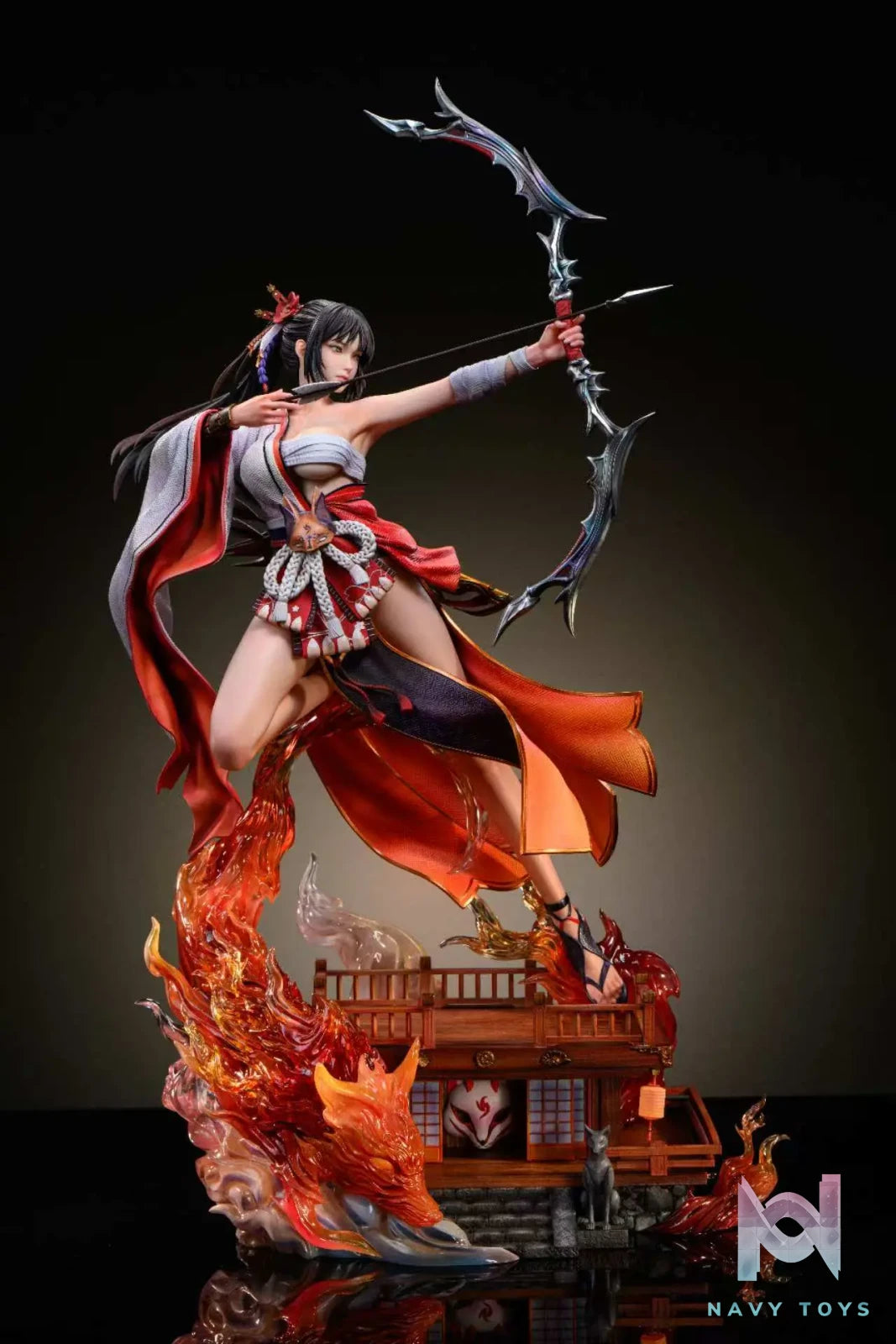 President Fei Collectibles – Hyakki Yagyo Series Fox Fire 1/4 Statue (Licensed)