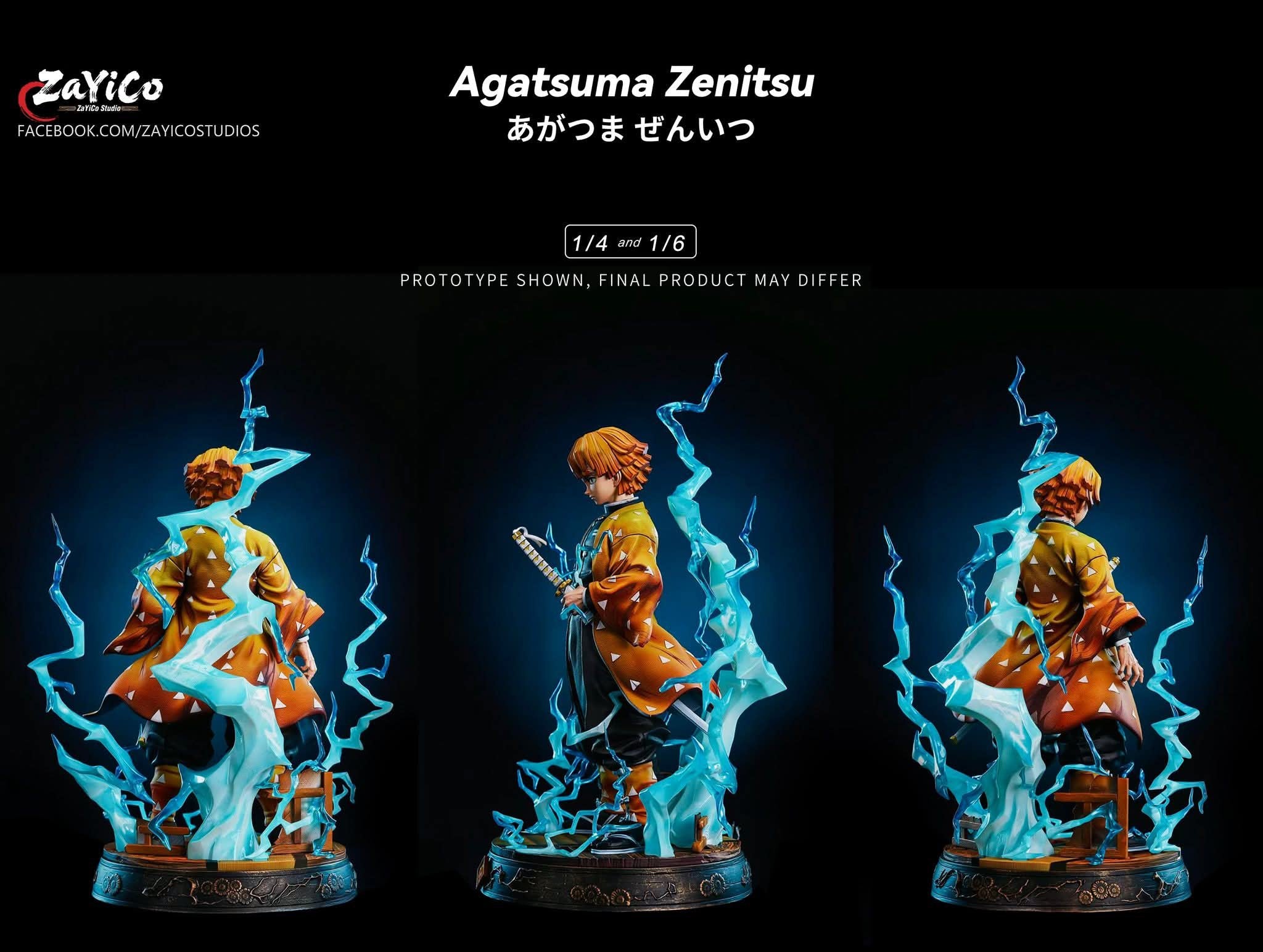 Agatsuma Zenitsu resin statue Zayico Studio anime figure