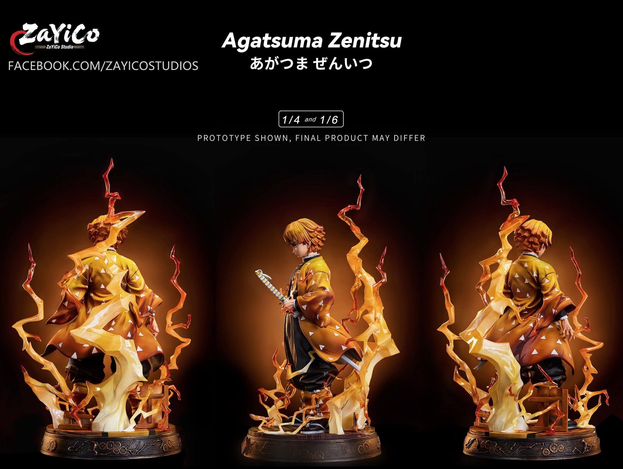 Agatsuma Zenitsu resin statue Zayico Studio anime figure