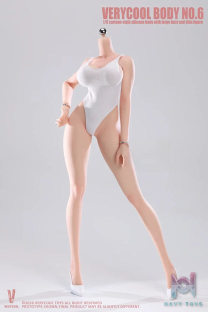 VERYCOOL – Body No.6 1/6 Platinum Silicone Female Body VCD-06 (Licensed)