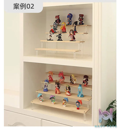 Showcase Factory – Acrylic Stair Display Stand for Nendoroids Blind Boxes Mini Figures