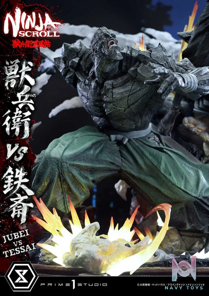 Prime 1 Studio – Ultimate Premium Masterline Ninja Scroll Jube versus Tessai UPMNS-01 UPMNS-01DX UPMNS-01DXS (Licensed)