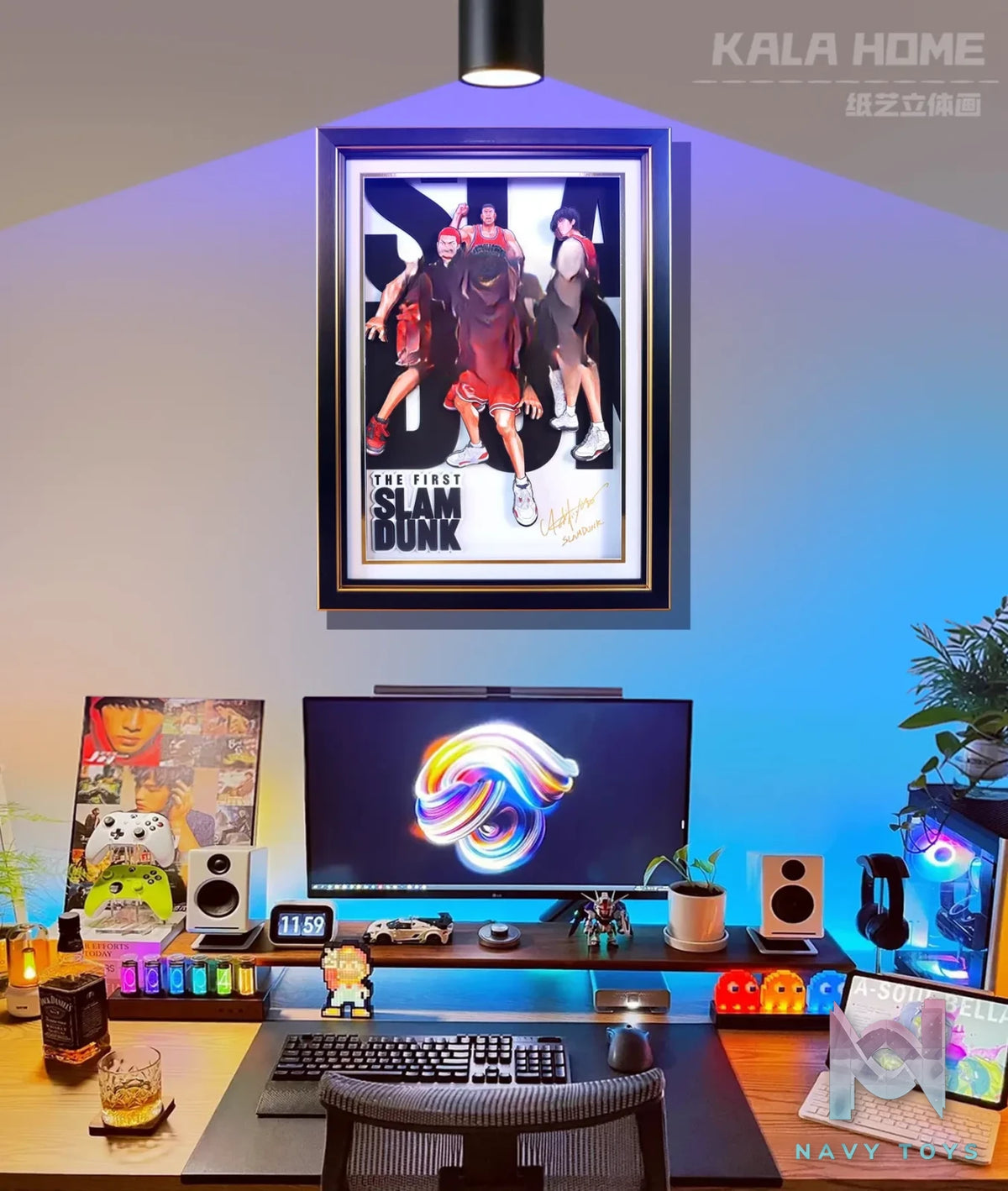KALA HOME Studio – Slam Dunk Multiple Characters #10 3D Decorative Painting Slam Dunk