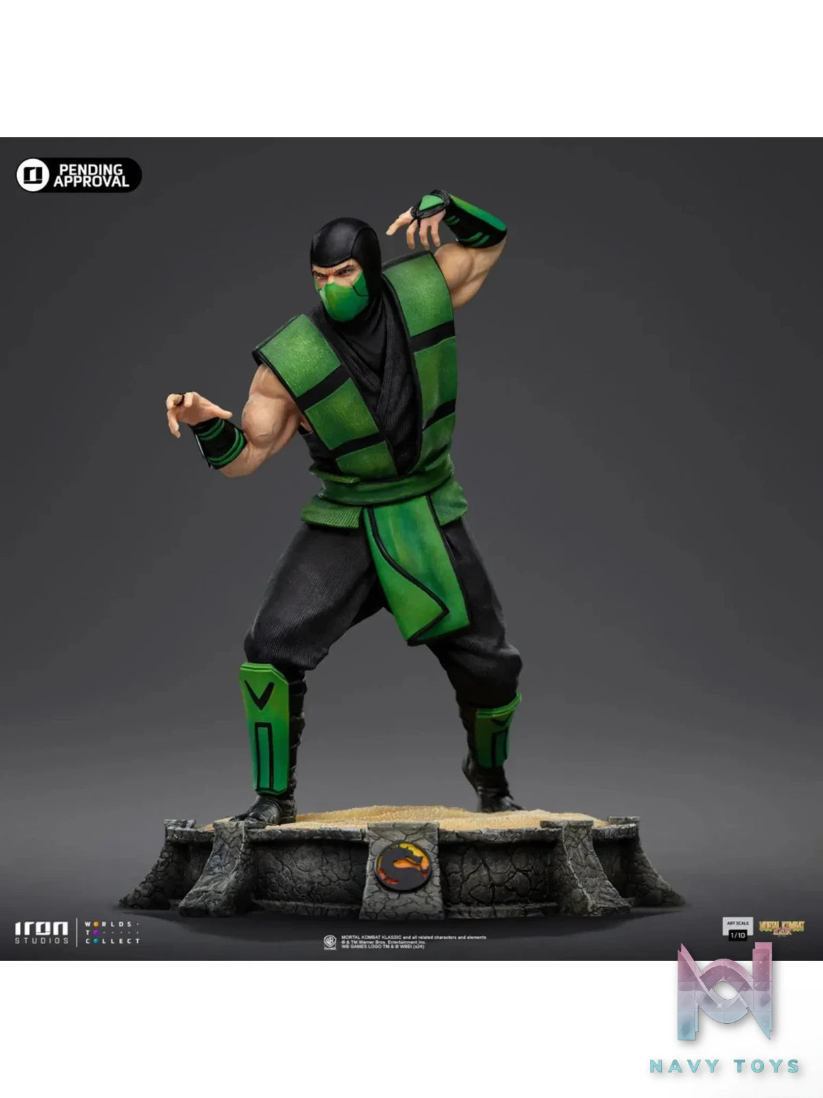 Iron Studio – Mortal Kombat Art Scale 1/10 Statue Reptile (Licensed)
