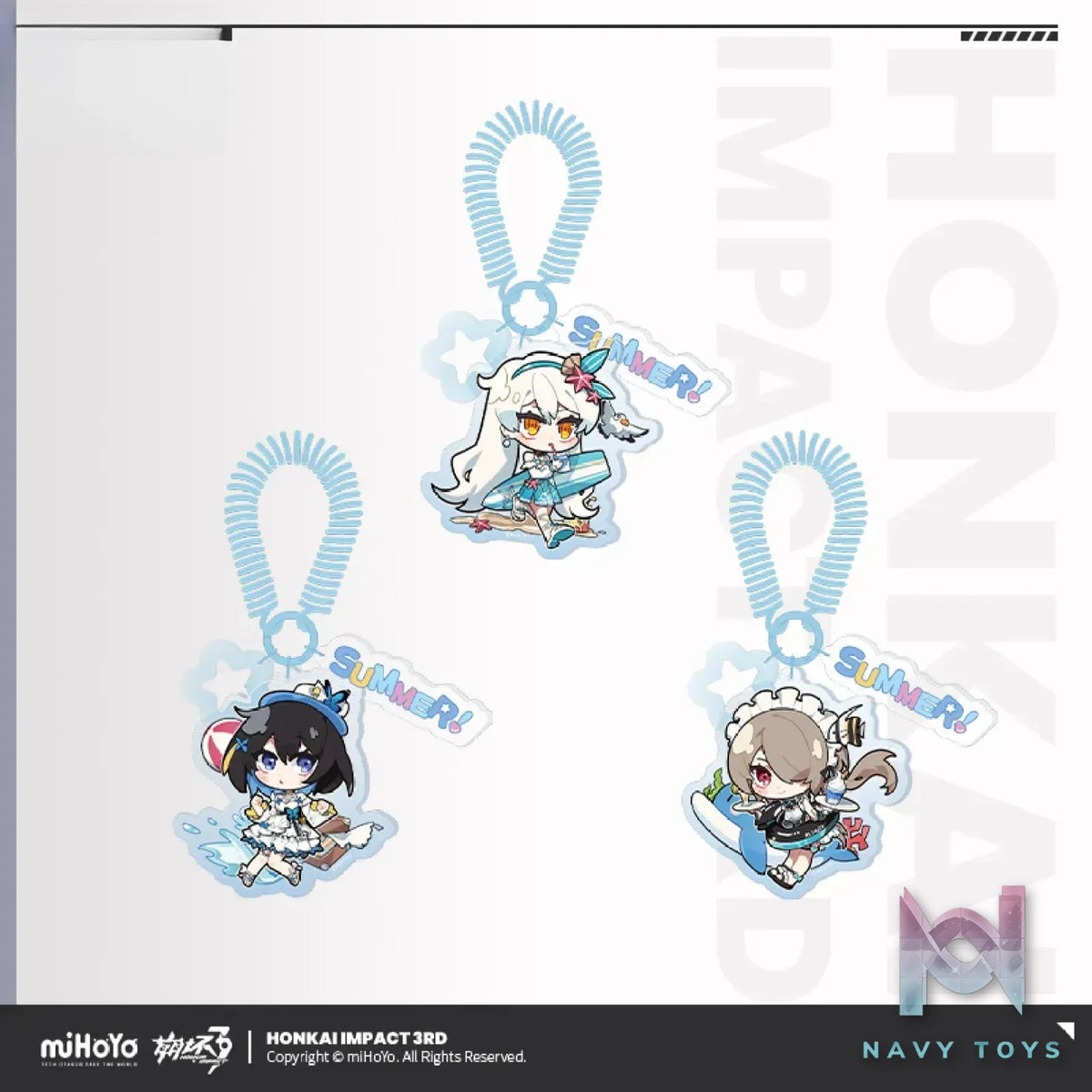 miHoYo – Honkai Impact 3rd Summer Companions Series Acrylic Charm (Licensed)
