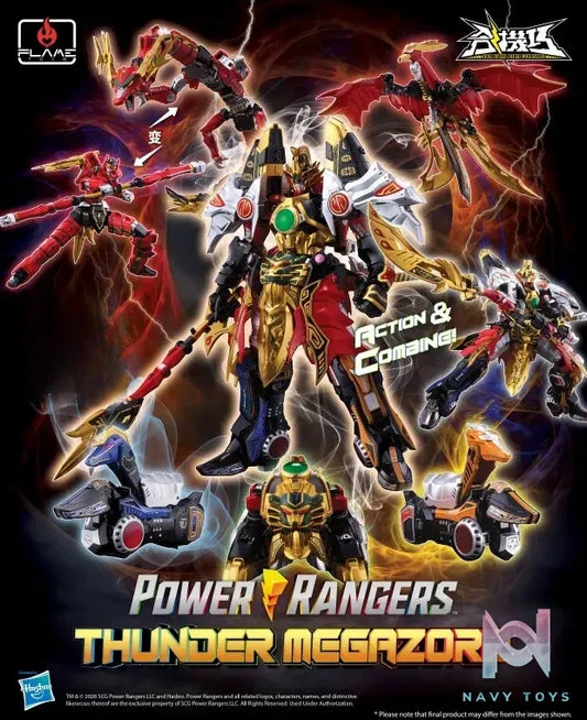 Sentinel Studio X Flametoys – GO! KARA KURI Combine Thunder Megazord (Licensed)