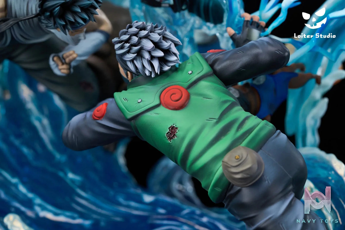 Loiter Studio – Naruto Battle on the Bridge Zabuza vs Kakashi