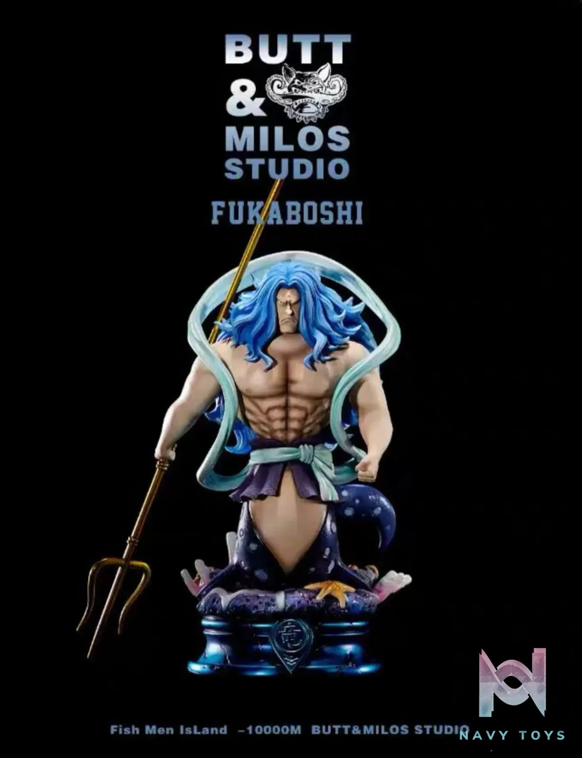 Butt & Milos Studio – One Piece Hody Jones & Shirahoshi & Neptune & Ryuboshi & Fukaboshi & Zeo & Igaram & Daruma & Manboshi & Dosun & Ikarosu Muhhi & Otohime
