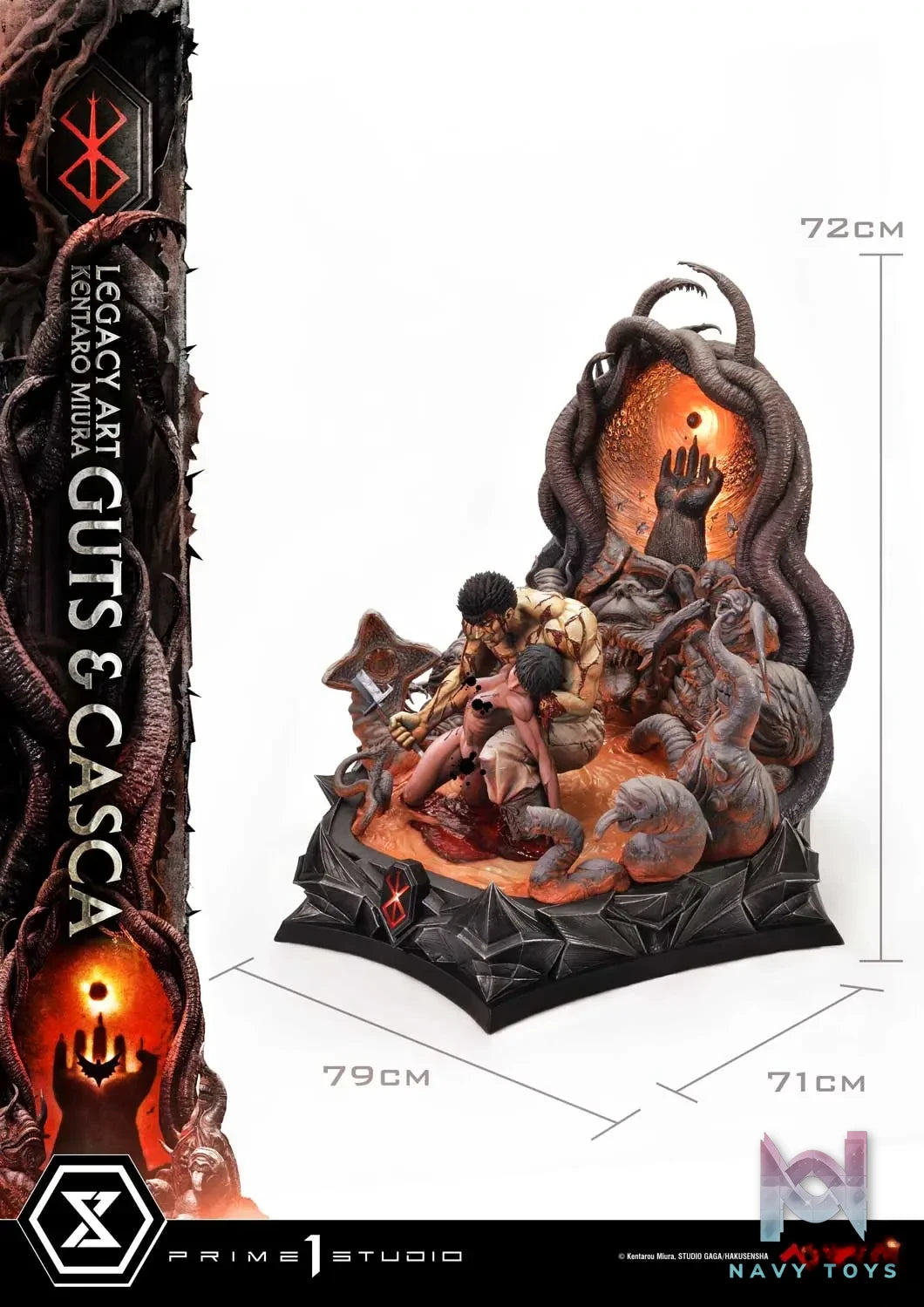 Prime 1 Studio – Legacy Art “Kentaro Miura” Berserk Guts & Casca LABR-03 LABR-03S