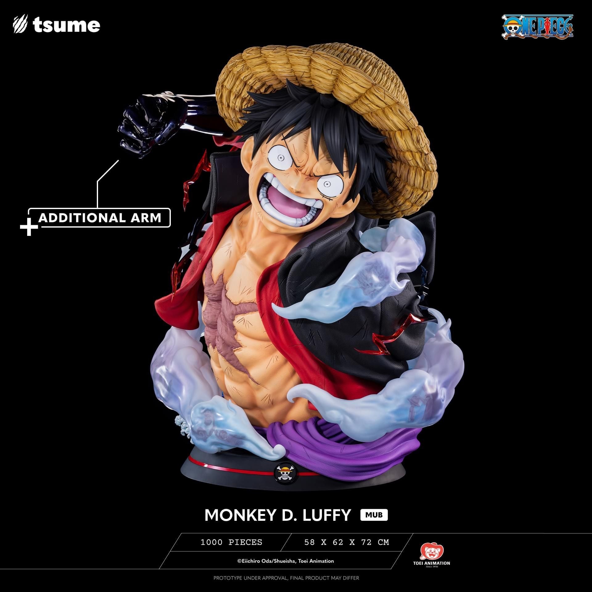 Bust Monkey D. Luffy - One Piece - Tsume Art resin statue Tsume Art Studio anime figure