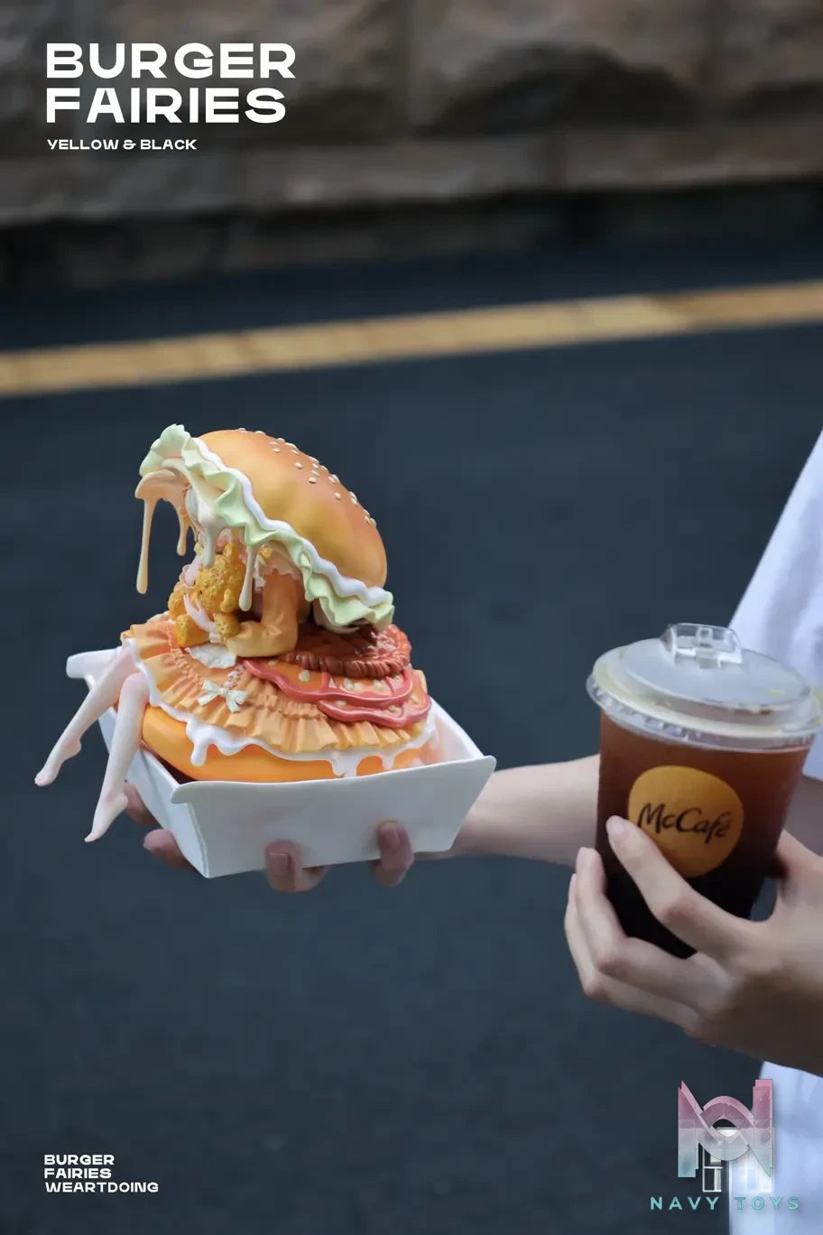 WeArtDoing Studio – Original The Sleeping Beauty-Burger Fairies- Yellow & The Sleeping Beauty-Burger Fairies-Black (Licensed)