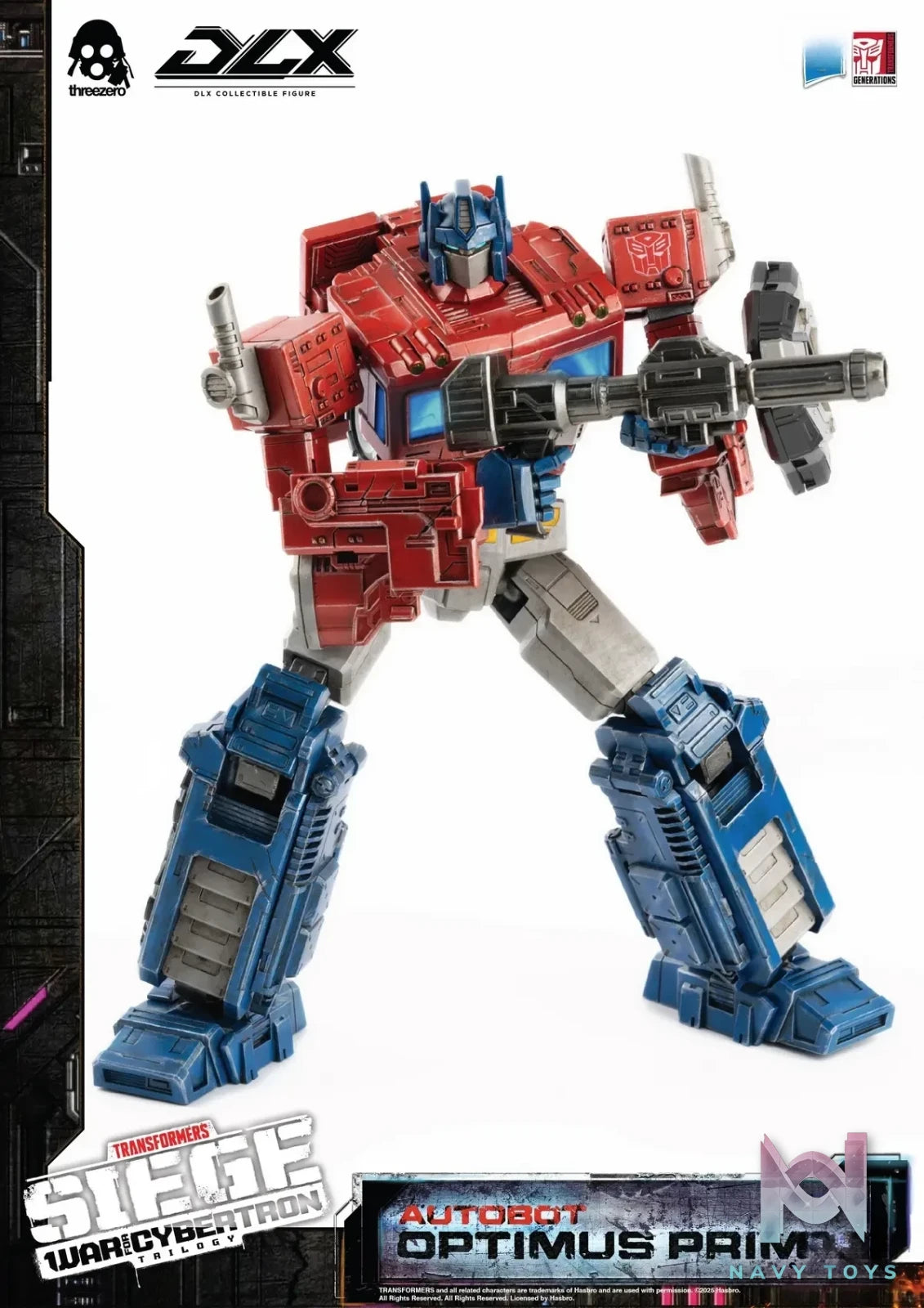 Threezero – Transformers: War for Cybertron 10-inch DLX Optimus Prime (Licensed)