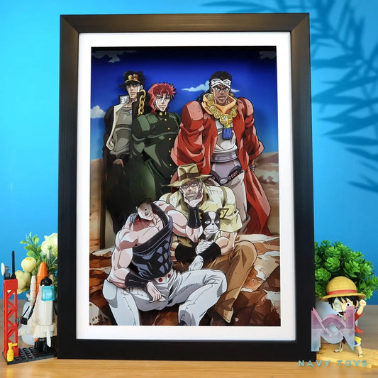 KALA HOME Studio – JoJo Multiple Characters #05 3D Decorative Painting JoJo