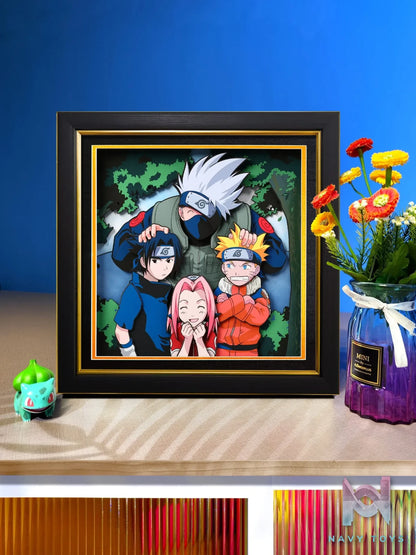 Yu Zhi Jiang Studio – Naruto Multiple Characters Series #7 3D Decorative Painting Naruto
