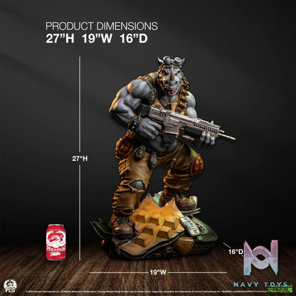 Premium Collectibles Studio – TMNT Legends Rocksteady 1/3 Scale Statue (Licensed)
