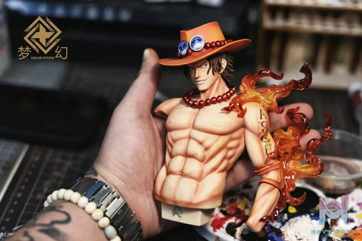 Dream Studio - One Piece Ace's hat - trick debuts resin statue Navy Toys anime figure