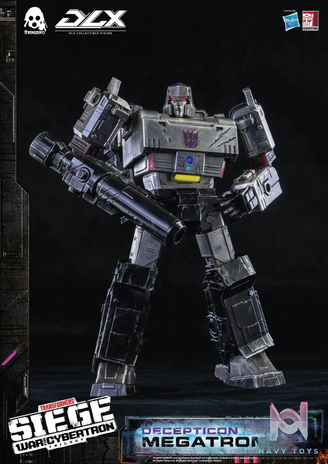 Threezero – Transformers: War for Cybertron DLX 10-inch Megatron (Licensed)