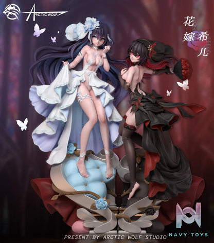 Arctic Wolf Studio – Honkai Impact 3 Flower married black and white Seele Vollerei