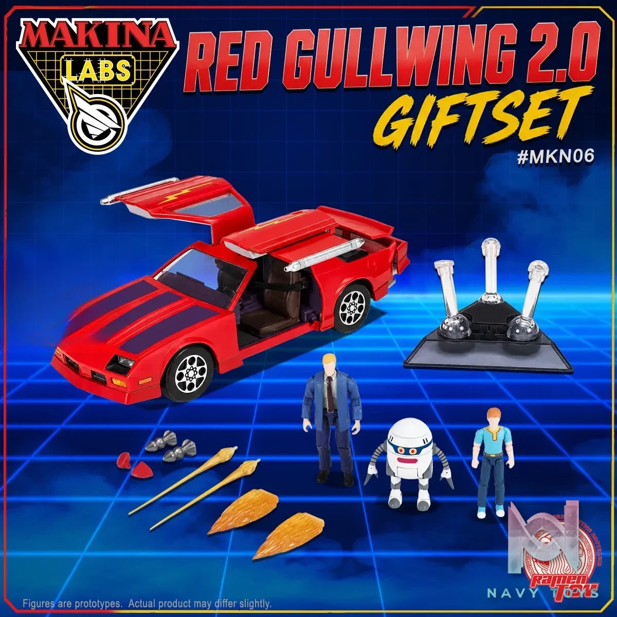Ramen Toy – RED GULLWING 2.0 GIFTSET MKN06 (Licensed)