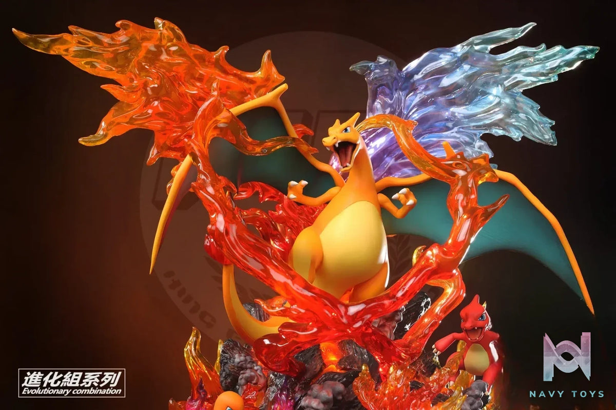 King Finger Studio – Pokemon Charizard Evolution Set