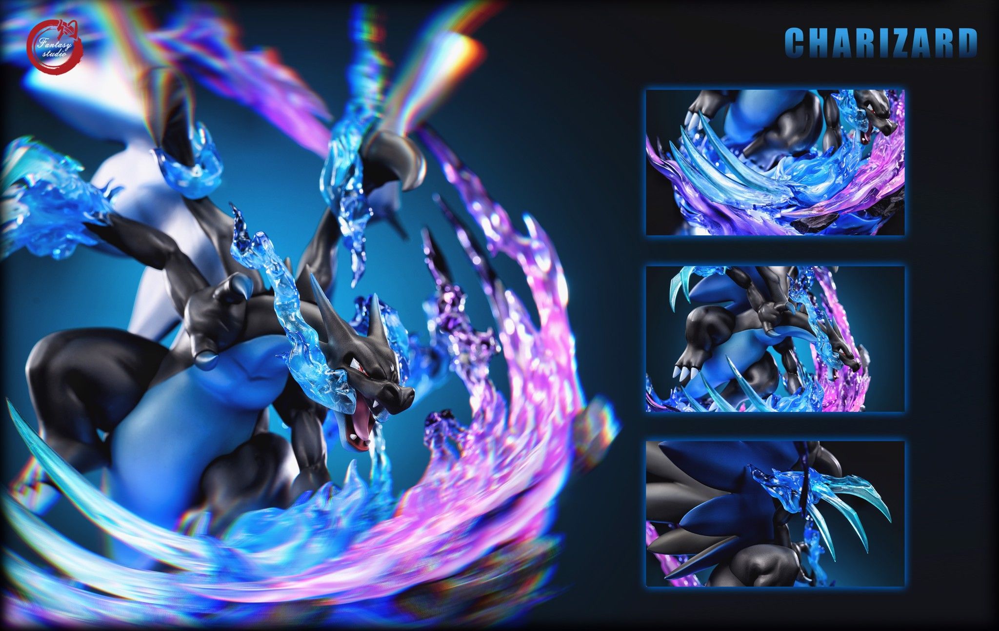 Mega Charizard X - Pokemon - Fantasy Studio3 resin statue Fantasy Studio anime figure