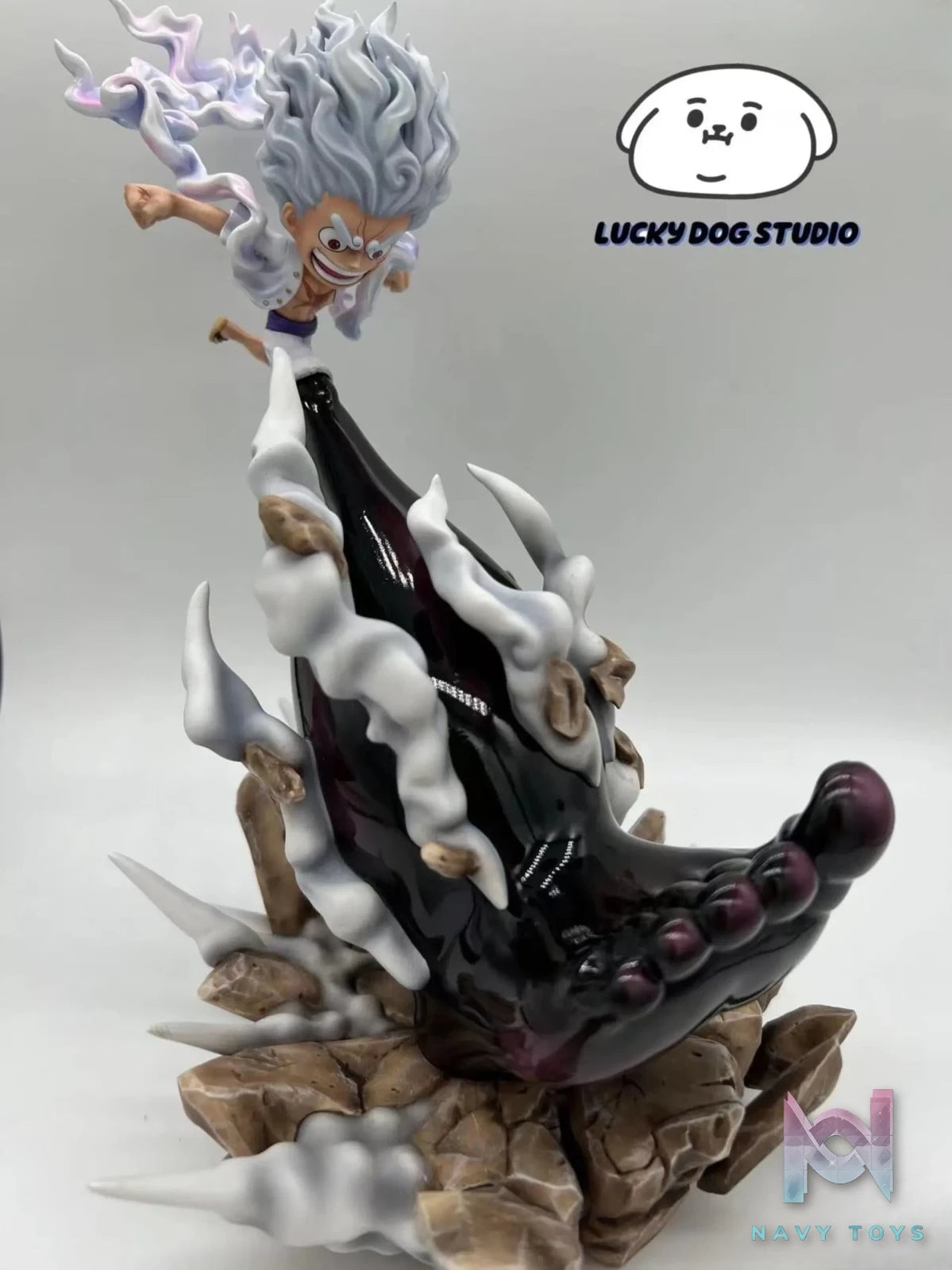 Lucky Dog Studio – One Piece Monkey D. Luffy (5 gears) ape gun + giant battle axe