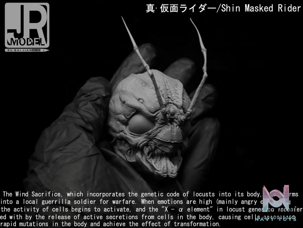 JRMODEL Studio – Kamen Rider Real Head Sculpture Fridge Magnet Series
