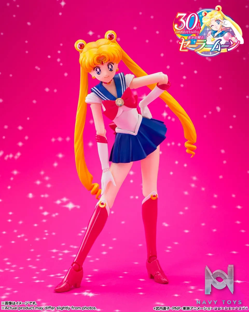 BANDAI SPIRITS – S.H.Figuarts Sailor Moon -Crystal Star Compact Edition- “Sailor Moon R” (Licensed)
