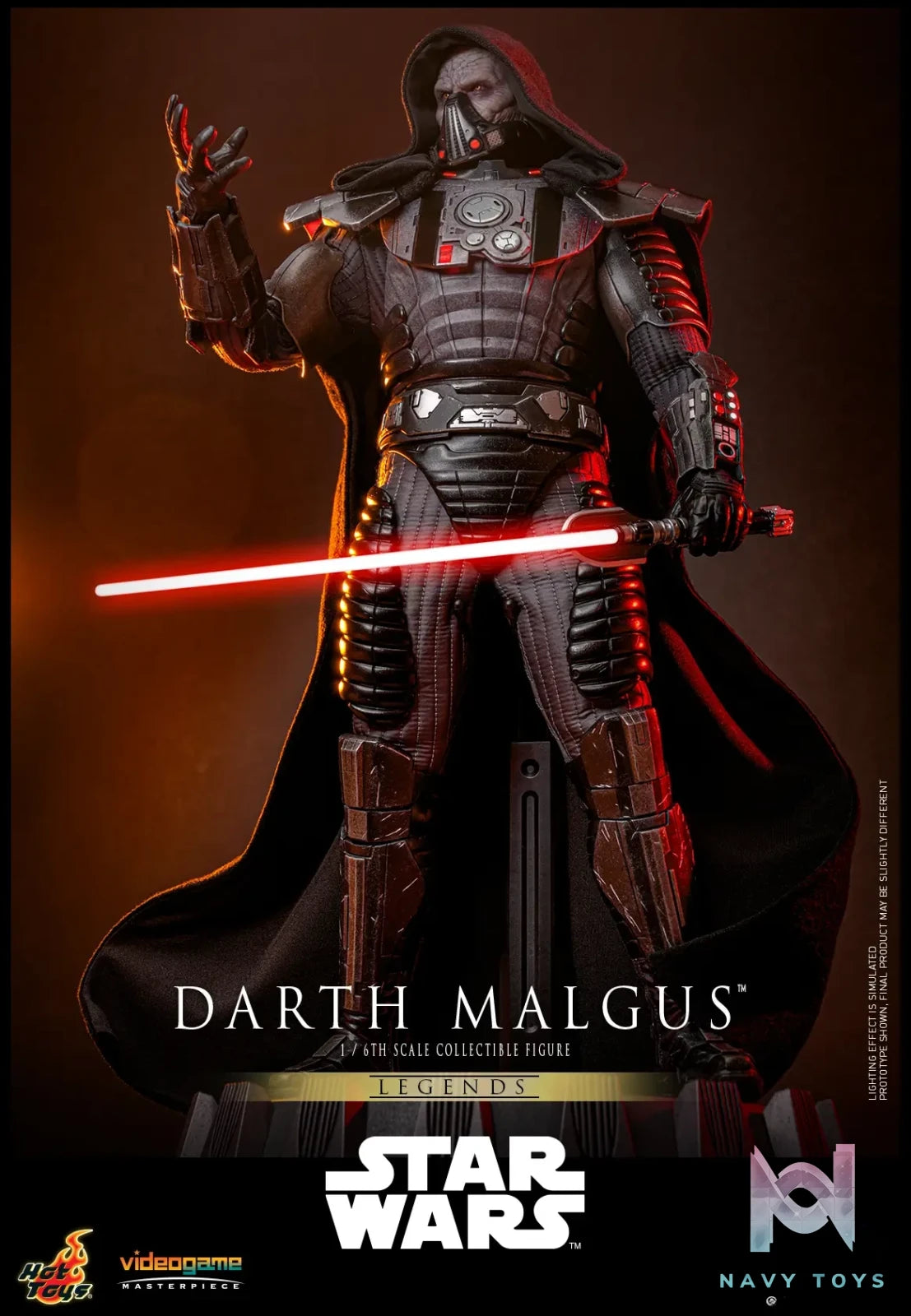 Hottoys – Star Wars 1/6th scale Darth Malgus™ Collectible Figure VGM70 (Licensed)
