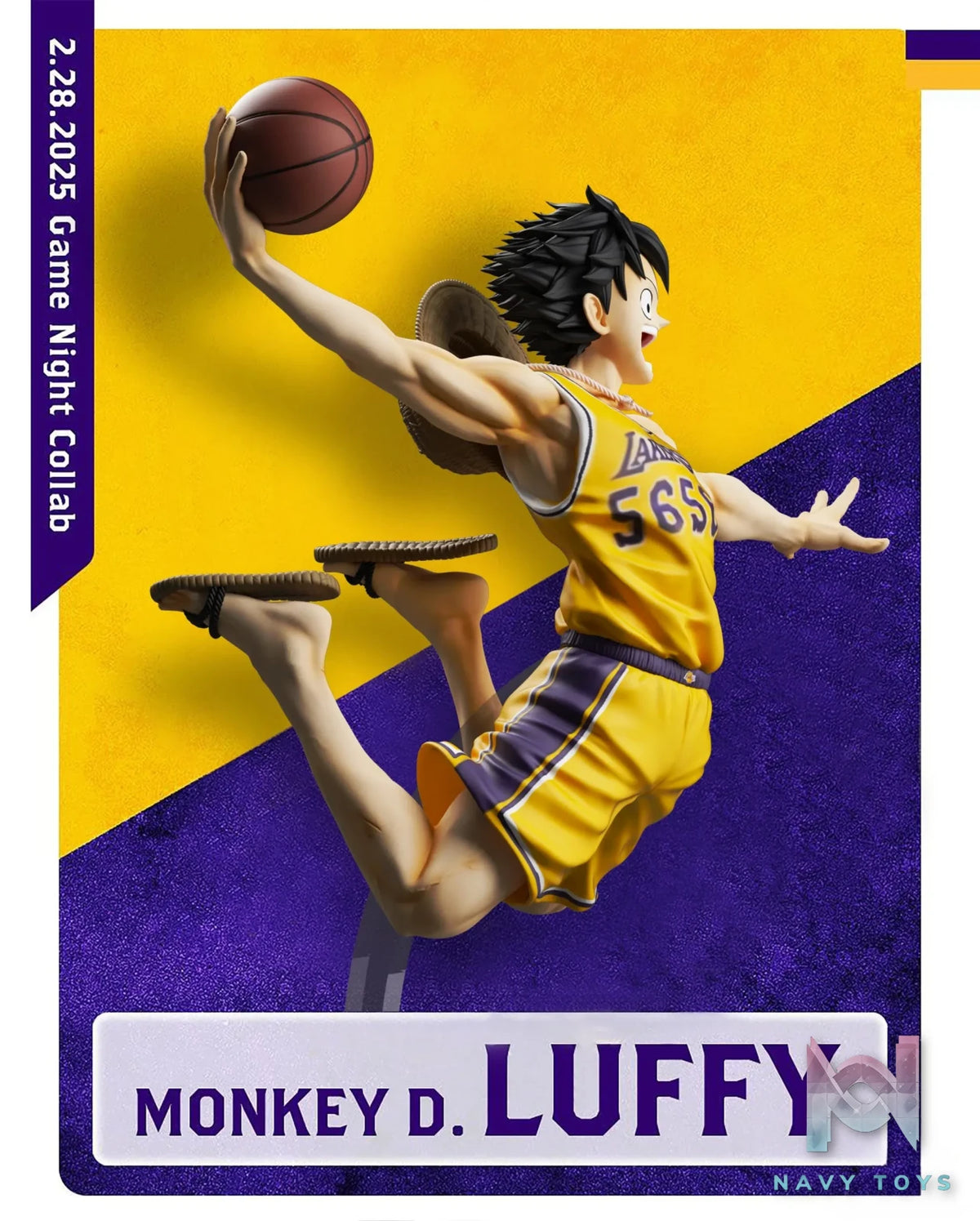 K9 Studio – One Piece Straw Hat Basketball Team 1/6 Monkey D. Luffy Full Body Statue